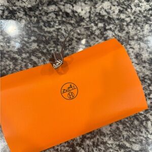 Hermes Orange empty gift  Pouch